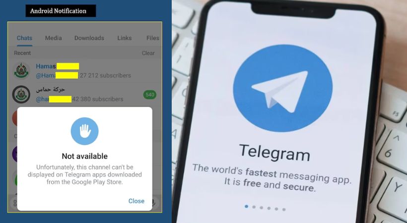 Telegram restricts access to Hamas channels on Google and Apple stores
