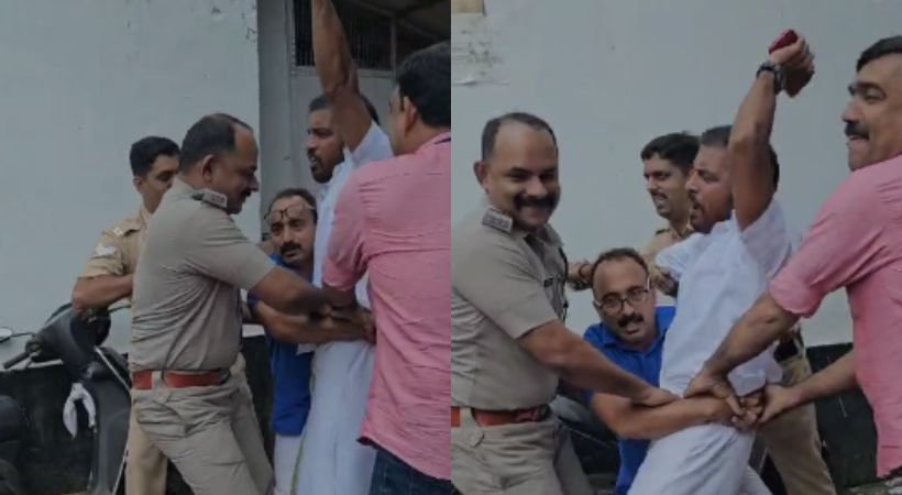 Police detained Congress workers in Koduvalli Kozhikode ahead of Navakerala Sadas