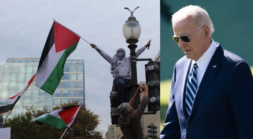 March in US against Joe Biden for Gaza ceasefire