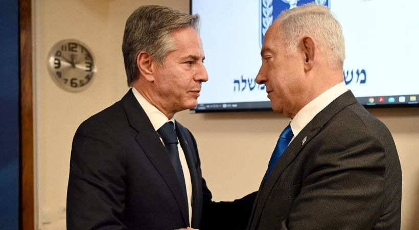 No temporary ceasefire in Gaza Israel response after meeting with Antony Blinken