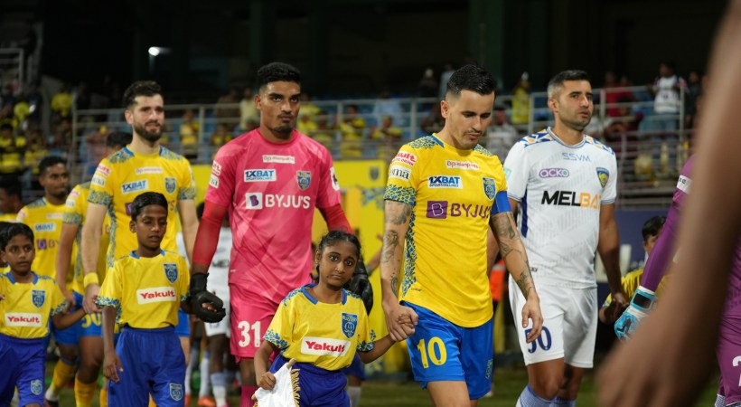special kids come to meet Kerala Blasters FC