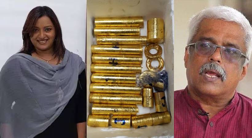 Diplomatic baggage gold case