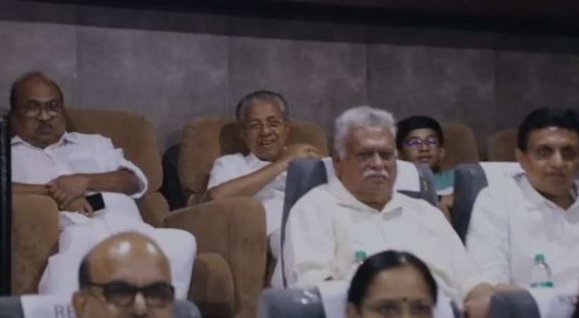 CM Pinarayi Vijayan came to watch show of Otta movie