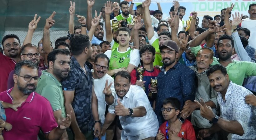 KCA BFC International Volleyball Final: KMCC Shifa Al Jazeera Hospital Team Wins
