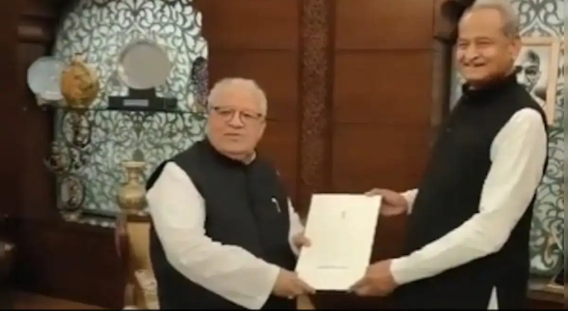 Ashok Gehlot Submits Resignation After BJP's Big Win In Rajasthan