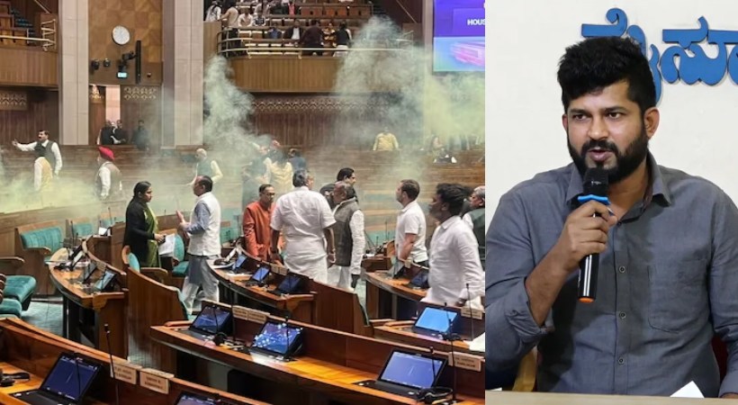 BJP MP Pratap Simha's first reaction on Parliament security breach