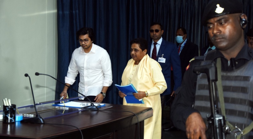 BSP chief Mayawati names Akash Anand as her successor