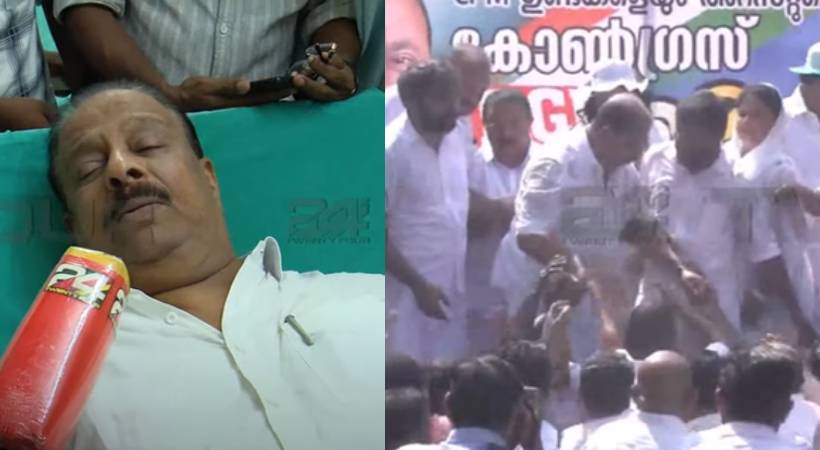 Congress march - K Sudhakaran