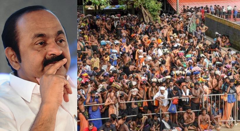 Crowd at Sabarimala: Opposition leader's letter to Chief Minister