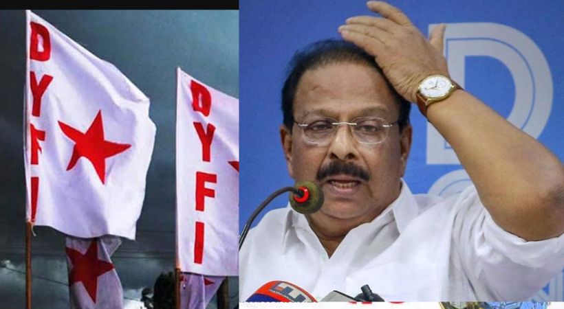 K. Sudhakaran RSS Agent; DYFI