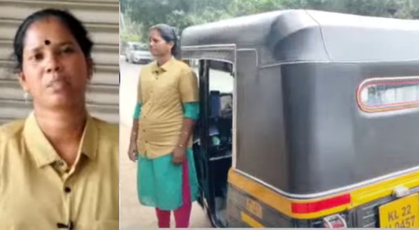 CITU workers will not allow women auto driver to drive auto