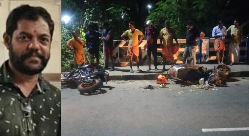 Bike accident thrissur one death