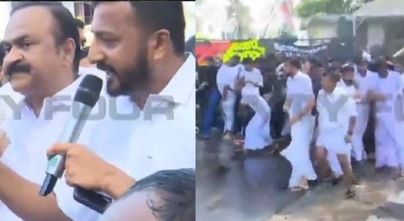 Youth Congress strike; VD Satheesan Shafi Parambil and Rahul Mamkootathil are in accused list