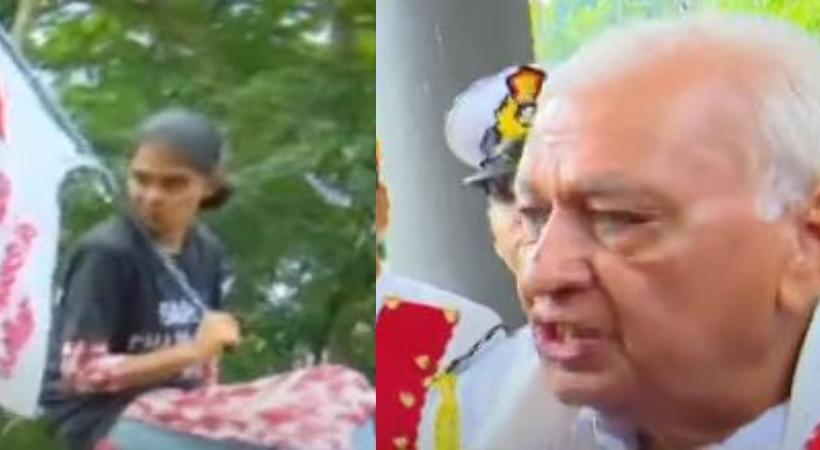 Governor Arif Muhammed Khan at Calicut University SFI protest updates