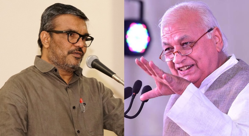 Minister MB Rajesh against Governor