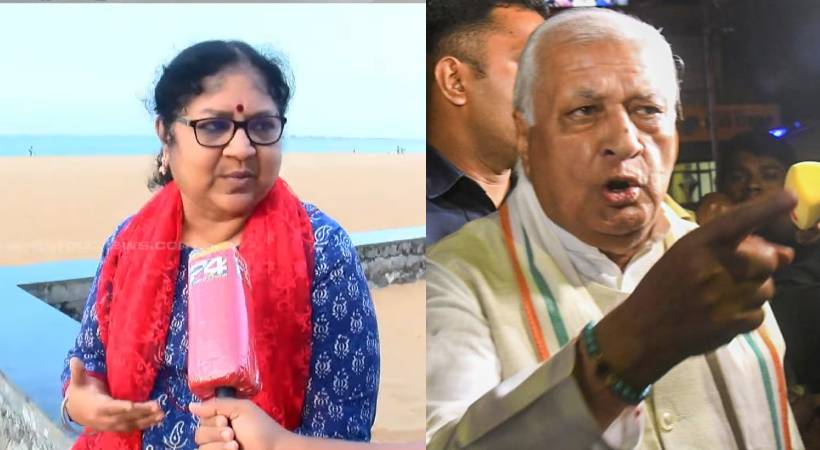 minister r bindu against governor 24 exclusive