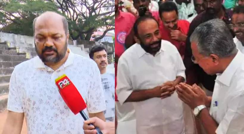 p rajeev against congress suspending av gopinath