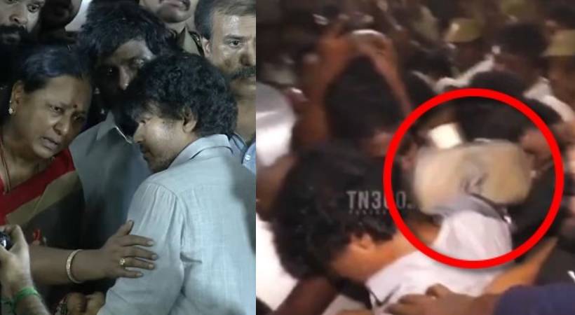 At Vijayakanth Funeral Slipper Thrown At Vijay