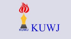 KUWJ protest on case against vineetha vg
