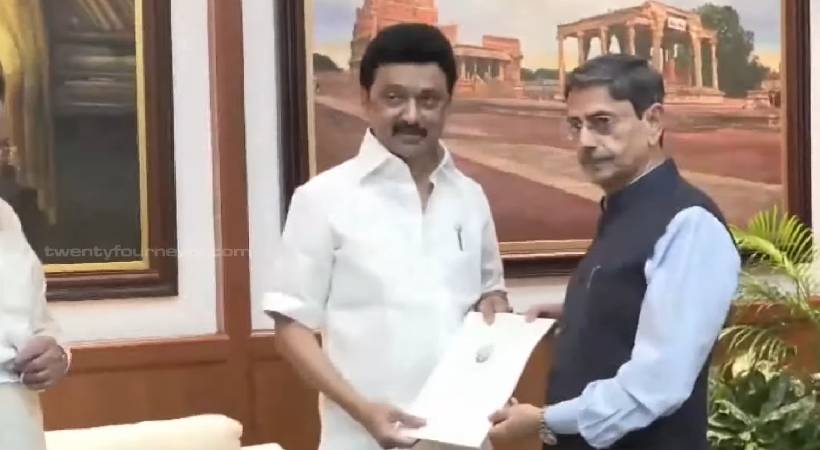 mk stalin held meeting with governor rn ravi