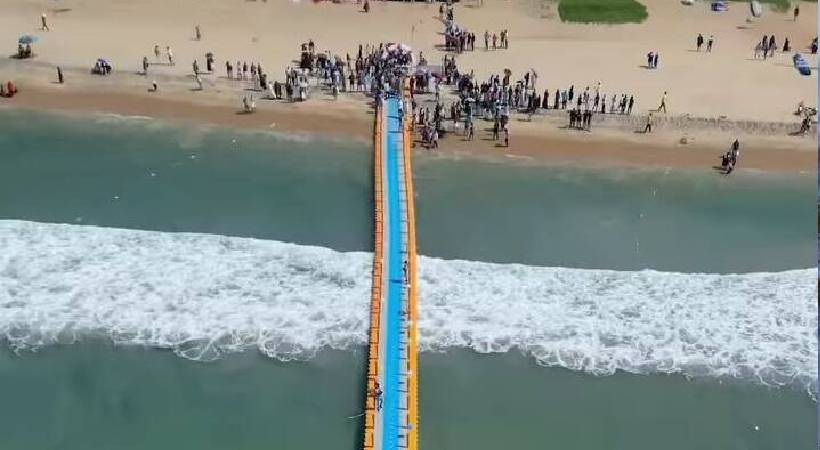 thiruvananthapuram first floating bridge in varkala