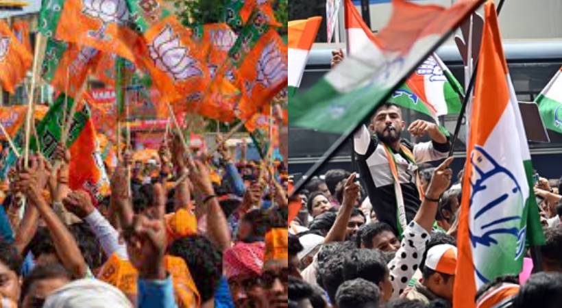 madhya pradesh rajasthan chattisgarh telengana election lead