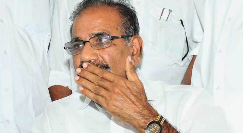 AK Saseendran was admitted to Trivandrum medical college