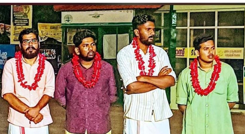 CPIM welcomes the accused who brutally beat up the Congress workers