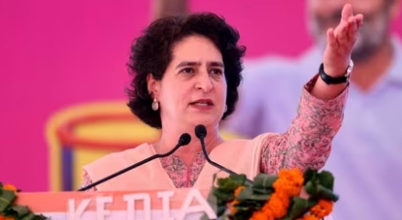 Priyanka Gandhi's name in ED's charge sheet in money laundering case