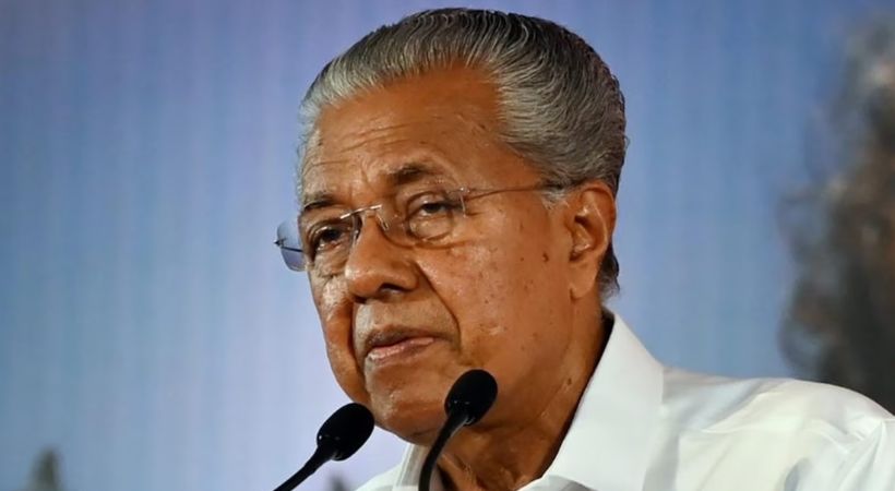 pinarayi vijayan response on gaza war