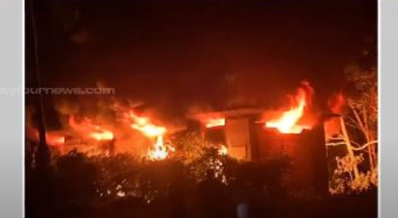 Fire accident at Kuttiady