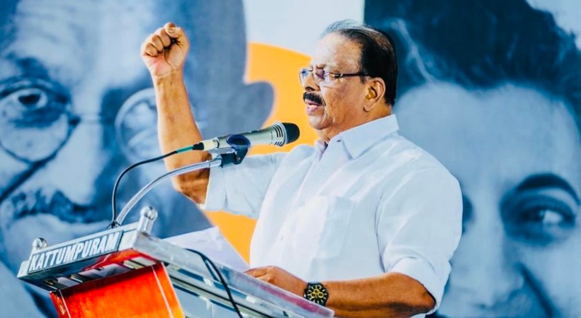 k sudhakaran against bjp
