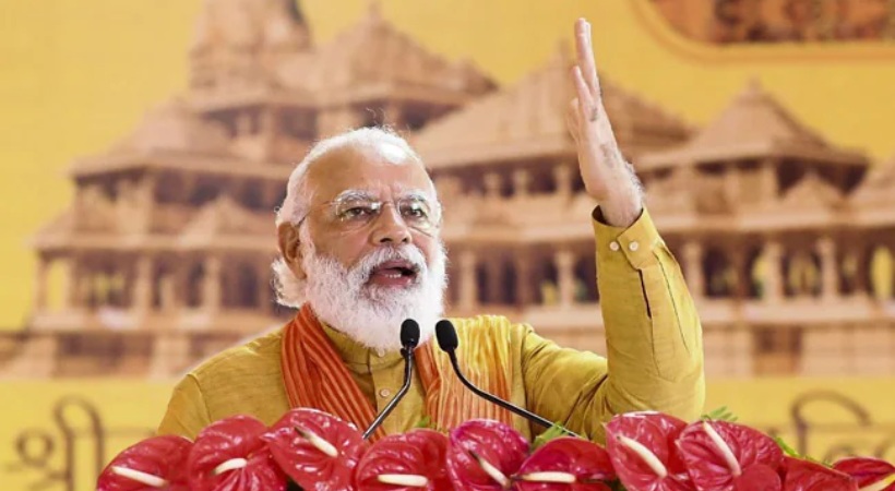 PM Narendra Modi road show in Ayodhya related to Ram Mandir Inauguration