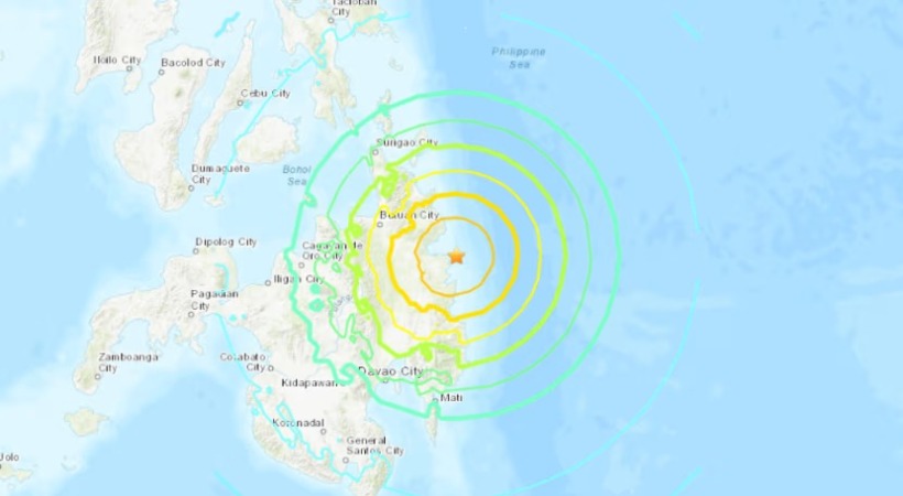 Powerful 7.6 magnitude earthquake hit Philippines's Mindanao