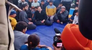 Rahul Gandhi meets Bajrang Punia, other wrestlers in Haryana
