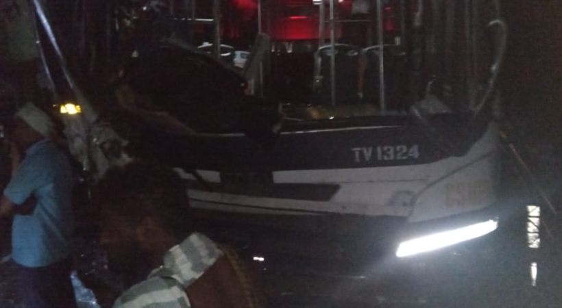 sabarimala pilgrims accident ksrtc