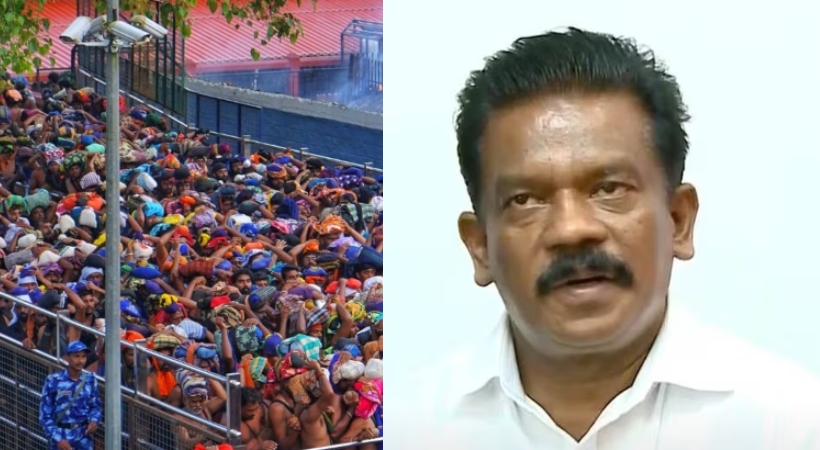 sabarimala rush k radhakrishnan response