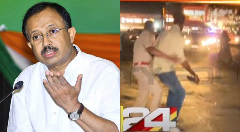 V Muraleedharan against SFI black flag protest against governor