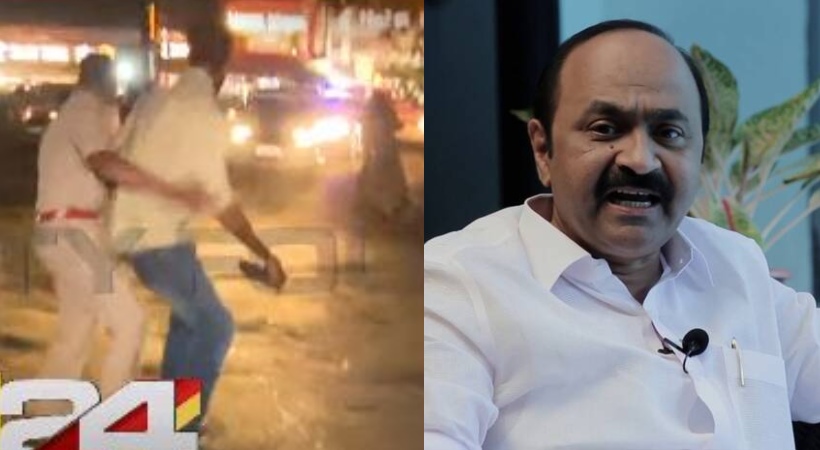 V D Satheeshan slams Pinarayi vijayan after SFI black flag protest to Governor