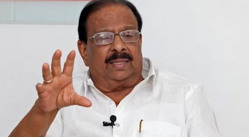 K. Sudhakaran against Kerala Police in Parliament