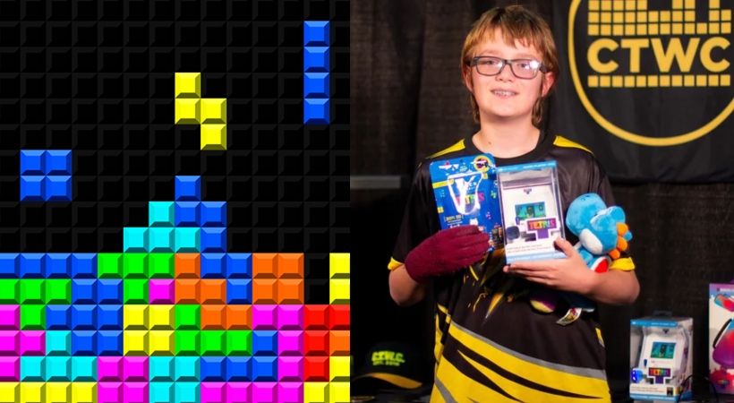 13 year old beat tetris world record