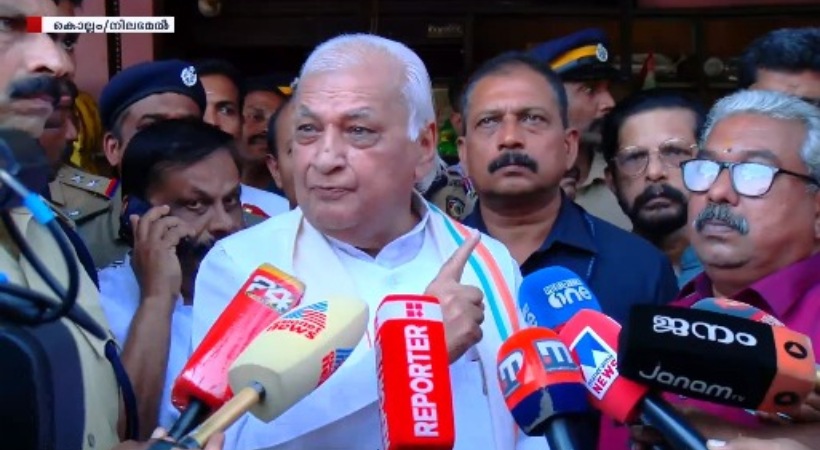 Governor against Pinarayi Vijayan