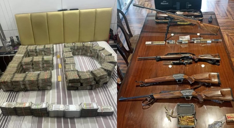Illegal mining_ Cash, arms found in raids at premises of ex-Haryana MLA, associates