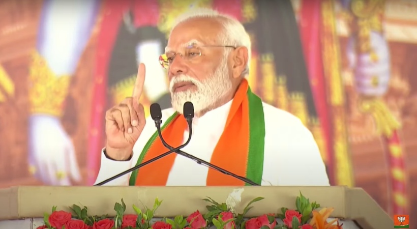 Prime Minister Narendra Modi in Kochi