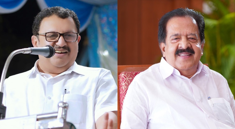Ramesh Chennithala in support of K Muralidharan