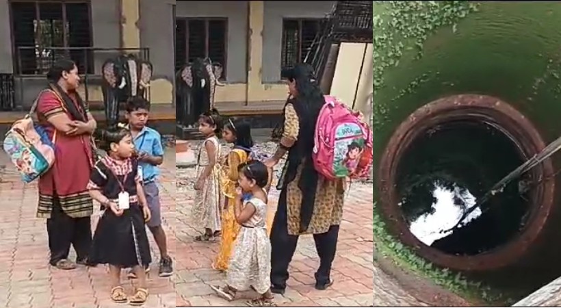 Snakes were found in the well of Govt. School