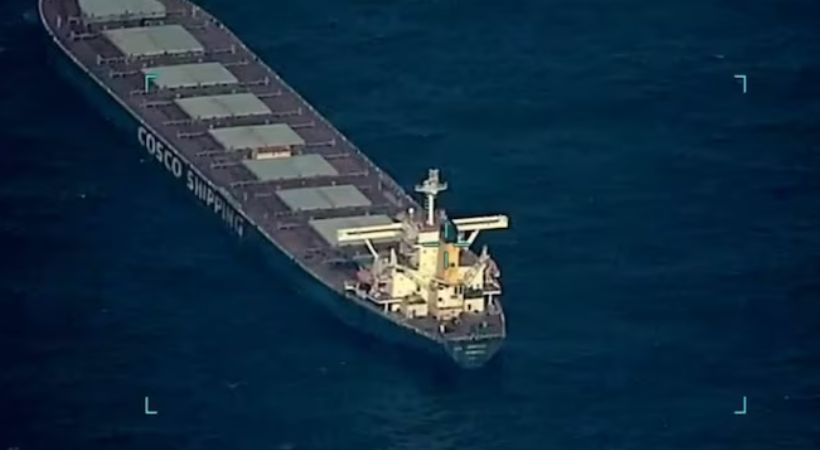 Indian navy intercepts Liberian vessel hijacked in the Arabian Sea