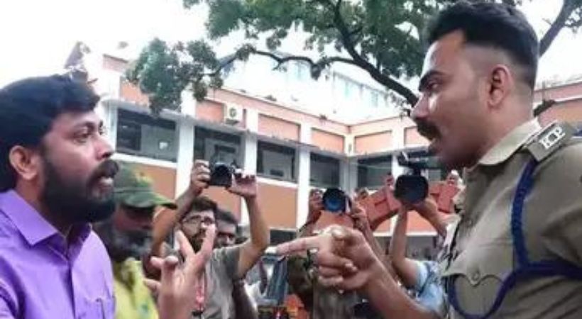 M Vijin MLA complaint against Kannur town SI