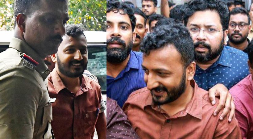 Youth congress collectorate march in Rahul Mamkootathil arrest