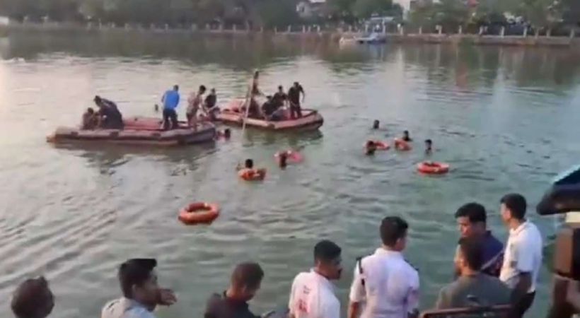 Gujarat 12 children 2 teachers killed as boat capsizes in Vadodara's Harani lake